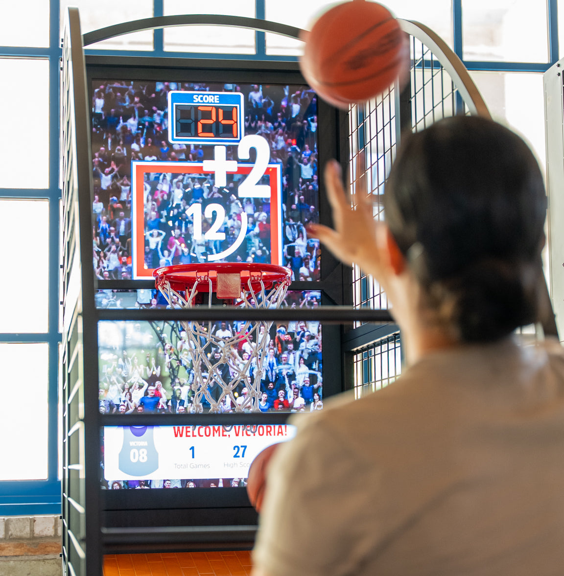 Pop-A-Shot Elite Game in Action at NBA All-Star Weekend in San Francisco