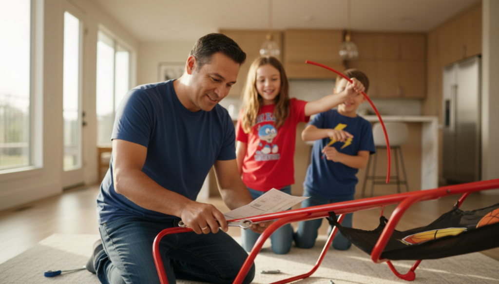 Can One Person Assemble a Pop-A-Shot Basketball Game?