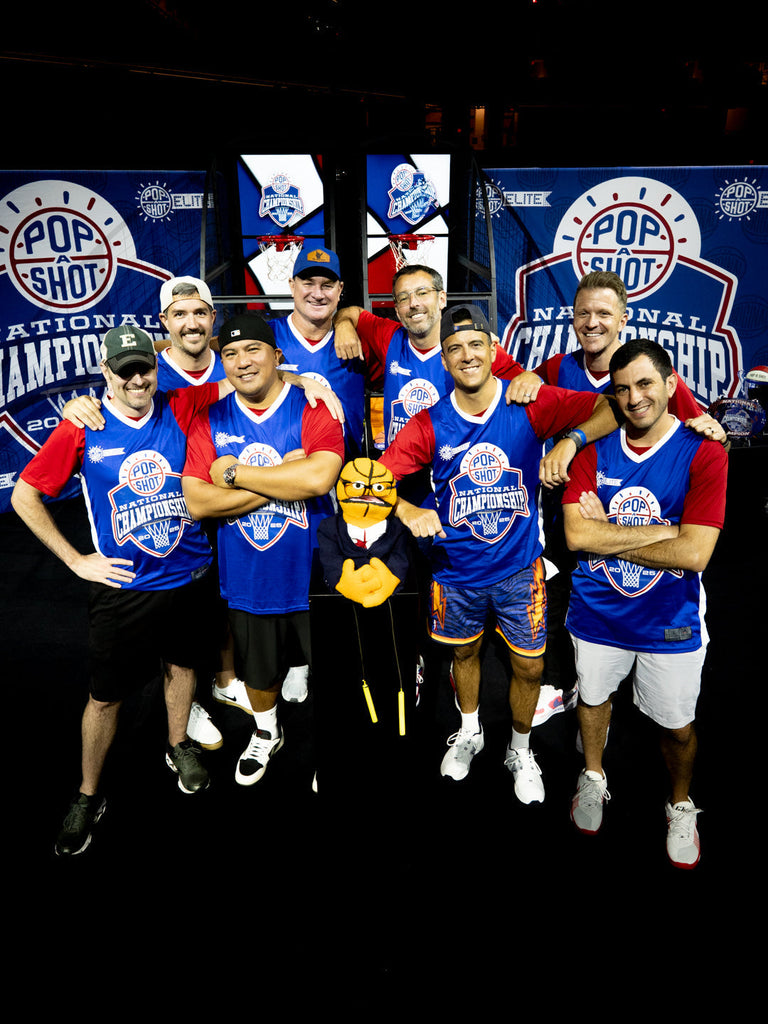 The eight qualifiers for the 2025 Pop-A-Shot National Championship in Orland, FL on ESPN2: The Ocho