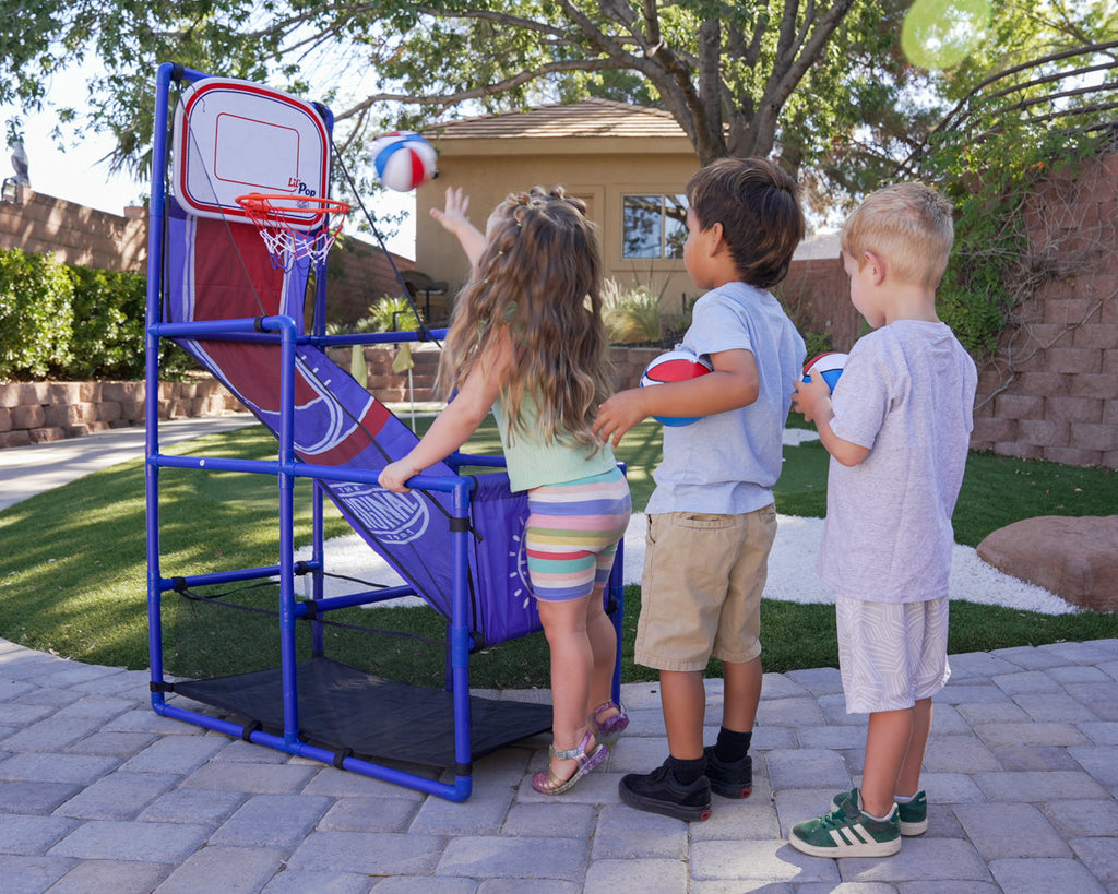 The New Pop-A-Shot Lil’ Pop Toddler Basketball Game
