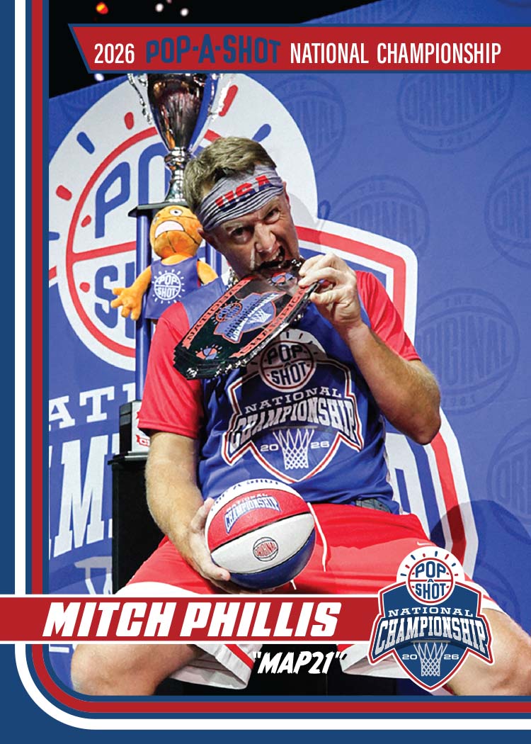 Limited-Edition 2026 Pop-A-Shot Championship Foil Trading Card Set
