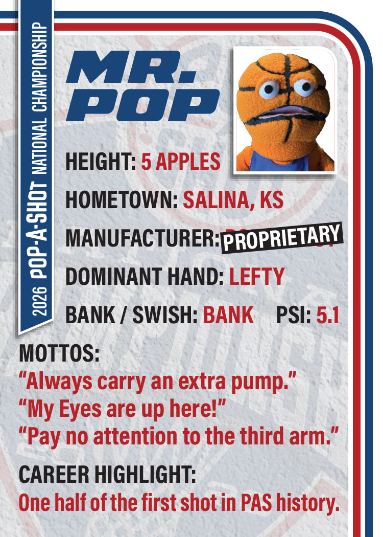 Limited-Edition 2026 Pop-A-Shot Championship Foil Trading Card Set