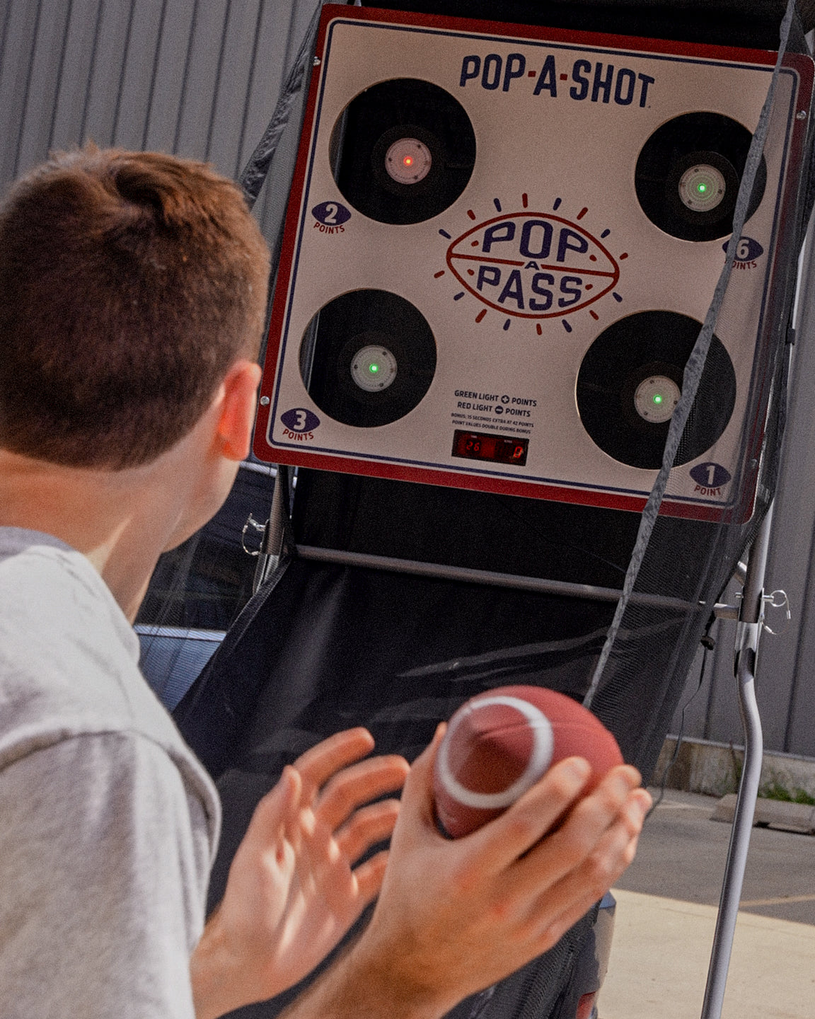 Pop-A-Pass | Tailgate Ready, Football Toss Game | Pop-A-Shot®