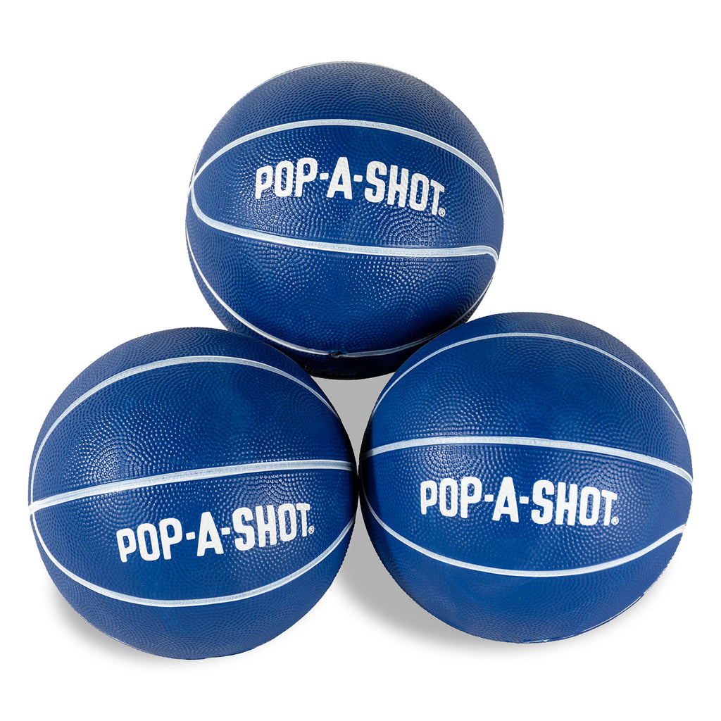 Blue Mini Basketballs - With Logo