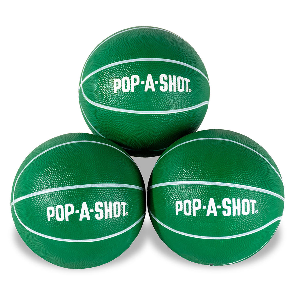 Green Mini Basketballs - With Logo